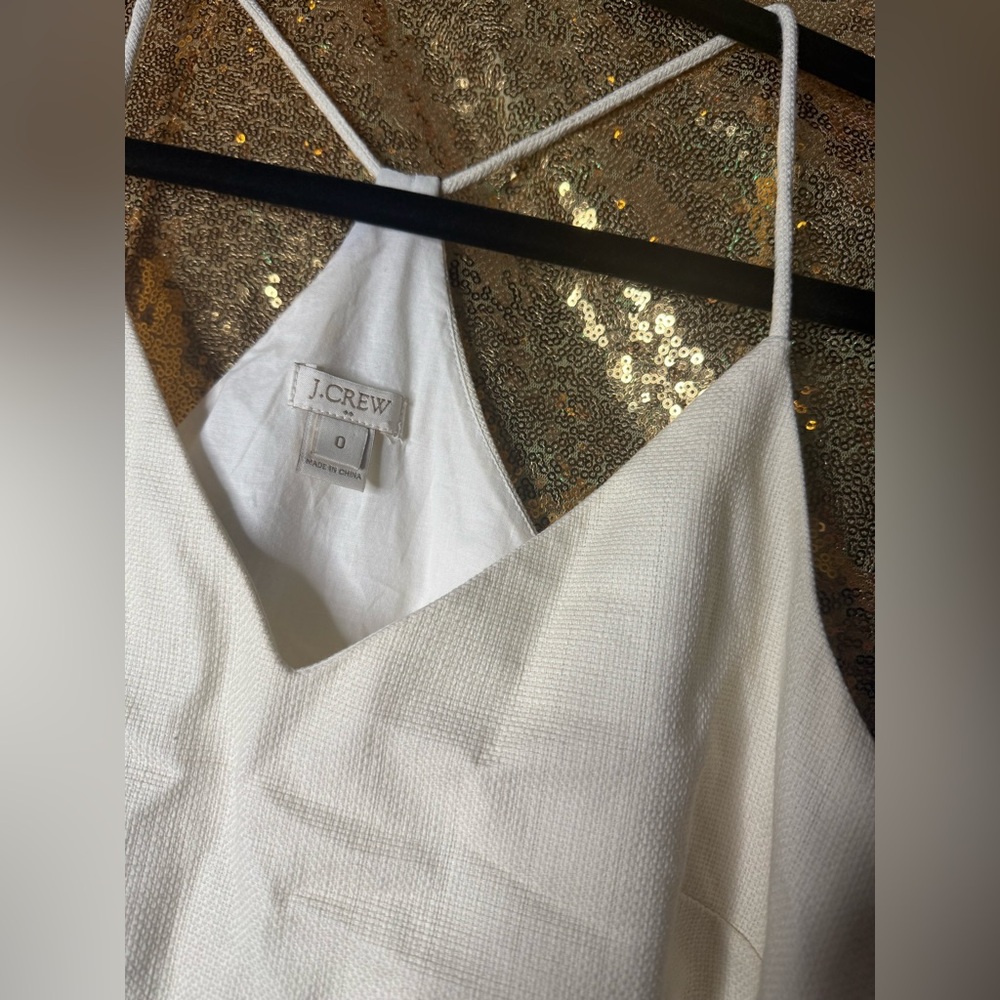 J. Crew White Top with black circles - Picture 4 of 6